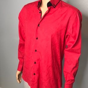 Jared Lang Red & Black Shirt Size M